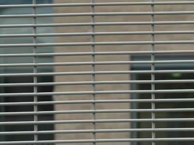 Zinc aluminium coated 358 prison security mesh panel reference