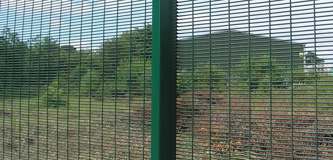 Galfan 358 mesh prison perimeter fencing application reference