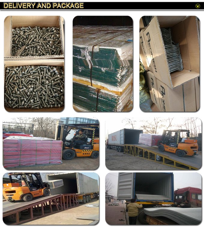 Clearview security fencing packaging and export delivery reference