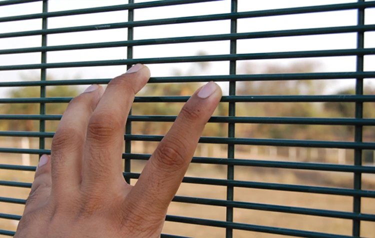 Galvanized narrow-aperture security mesh panel for Durban perimeter fencing
