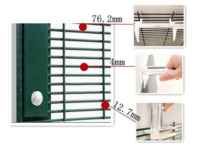 Clearview fencing steel pipe and post components for panel support