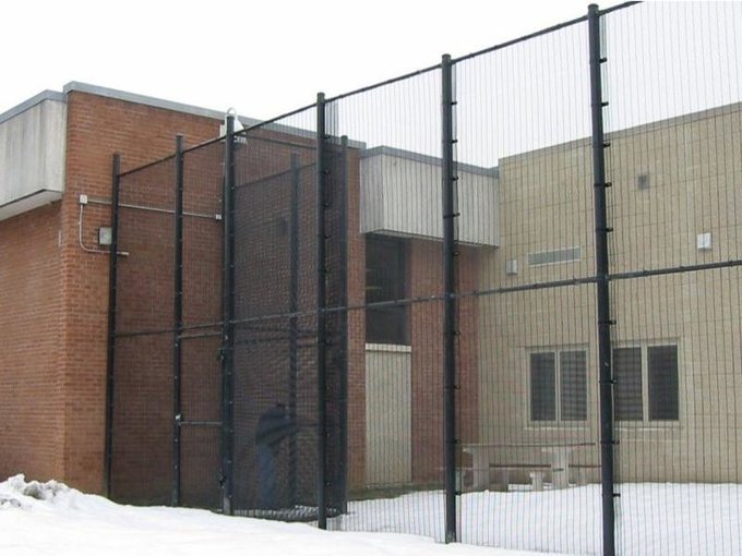 Clearview security fence panel and installation reference
