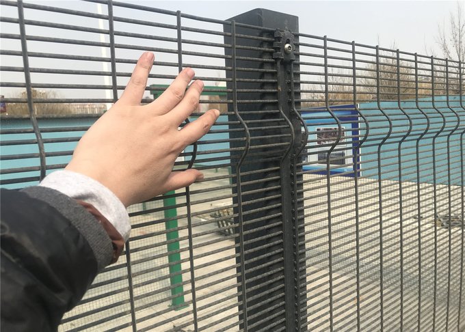 clearview fence kempton park welded 358 security mesh panel with reinforcing V folds
