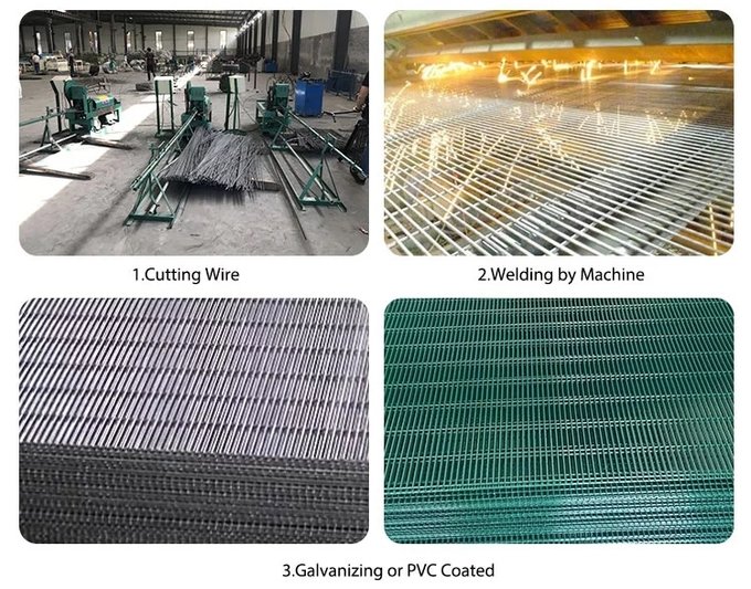 Clearview fencing mossel anti-climb welded steel mesh panel