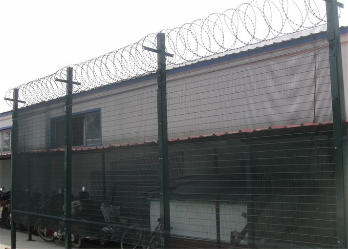 358 fencing panel product photograph showing welded mesh construction and powder-coated finish